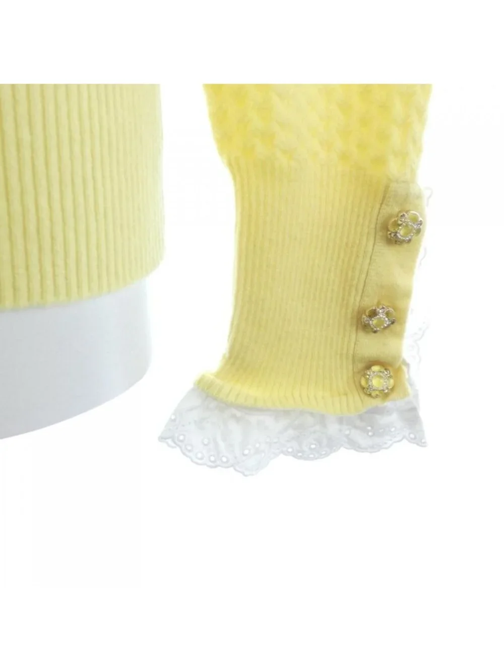 Chanel Knit Sweater Yellow